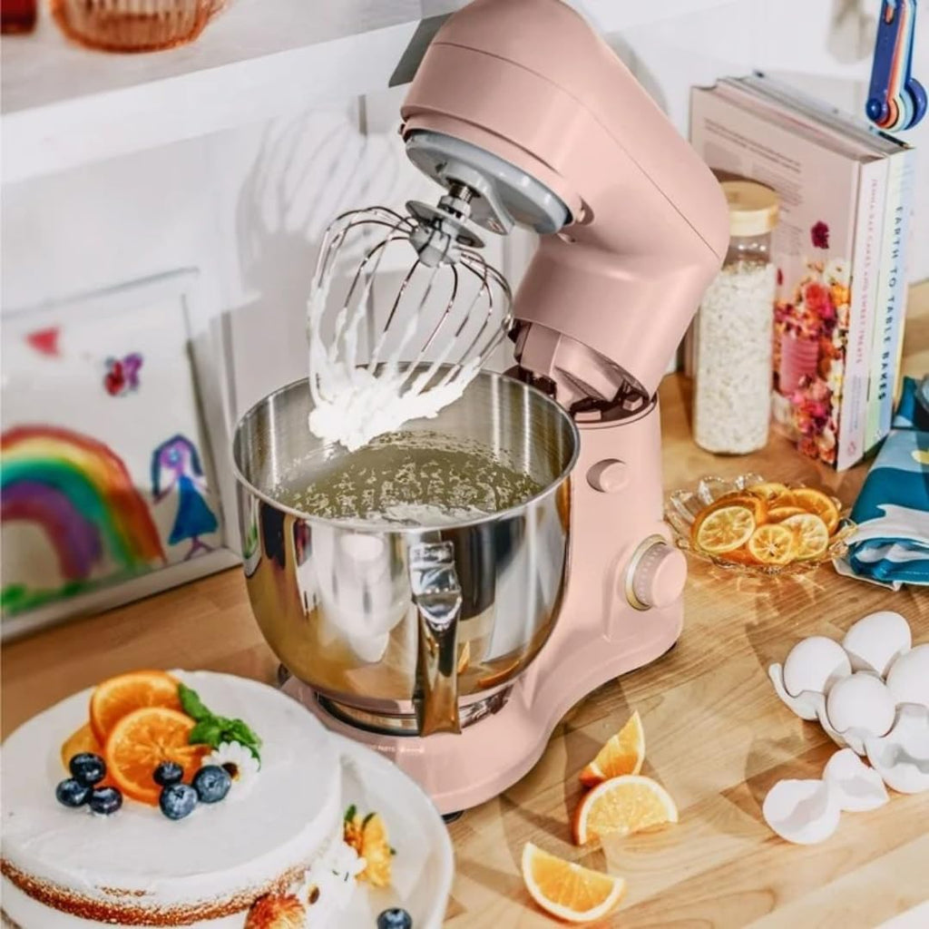 Wonderful Kitchen Stand Mixer 5.3 Qt Bowl, 12 Speeds Tilt-Head, Dough Hook Flat Beater Whisk for Baking Tasks Metal