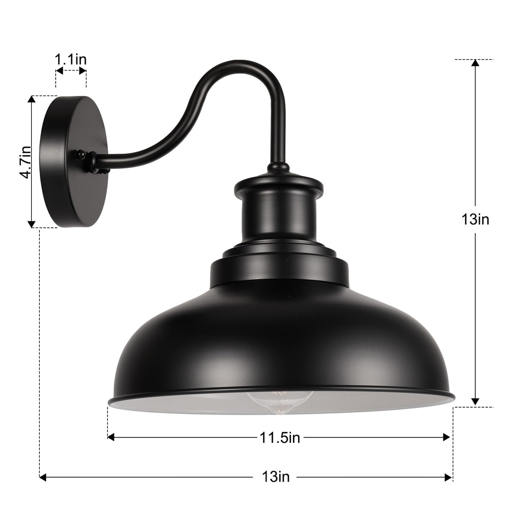 Outdoor Barn Lights Outdoor Wall Sconces Farmhouse Exterior Wall Mount Light Vintage Outside Wall Lighting Fixture