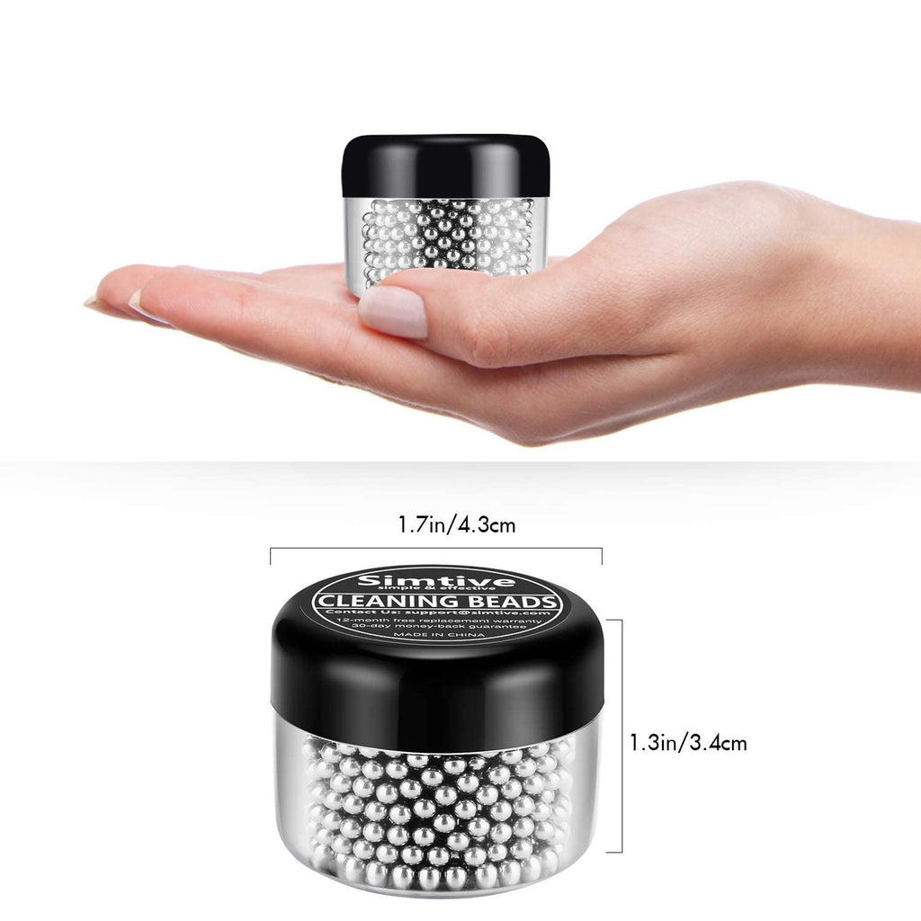 1000 PCS Decanter Cleaning Beads, Cleaner for Wine Decanter, Carafe and Vase, 304 Stainless Steel Cleaning balls