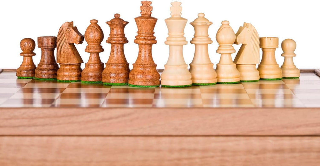 Luxury Handcrafted Decorative,Collective Chess Sets - Birthday, Businees, idea Products (Walnut Staunton Box)