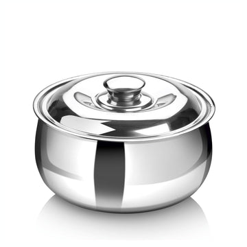Large Insulated Casserole Dish with Lid 3000ml. Stainless steel Hot Pot Food Warmer/Cooler -Thermal Soup/Salad