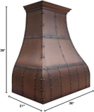 Copper Range Hood Insert Baffle Filters