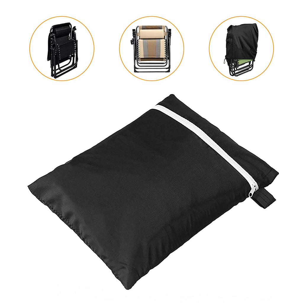 Outdoor Furniture Cover Waterproof 2PCS, Zero Gravity Chair Covers, Folding Patio Chair Covers All Weather, Dustproof