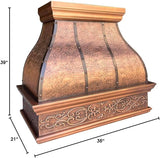 Copper Wall Mount Range Hood