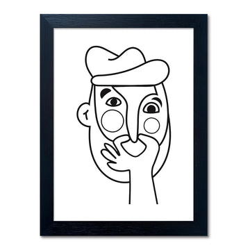 Mens Bathroom Decor, Funny Bathroom Wall Art, Modern Minimalist Toilet Art, Humorous Restroom Canvas Print, Hilarious