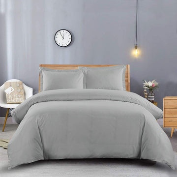 Heavy Soft 100% Cotton Flannel Duvet Covers, 3 Pieces Duvet Cover Set, Button Closer, Thick, Heavy and Ultra Soft