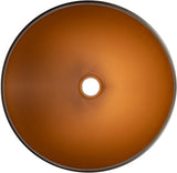 Eden Bath Brown Frosted Round Glass Sink Bowl Bathroom Vessel Sink for Vanity Top