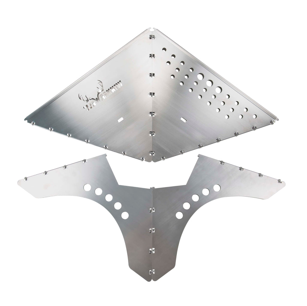 Flatfold Fire Pit - XL | Portable Stainless Steel Fire Pan