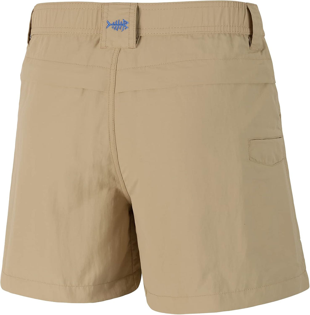 Youth 5" Fishing Shorts UPF 50+ Water Resistant Quick Dry Boys Girls Hiking Cargo Shorts with Pockets FP03Y