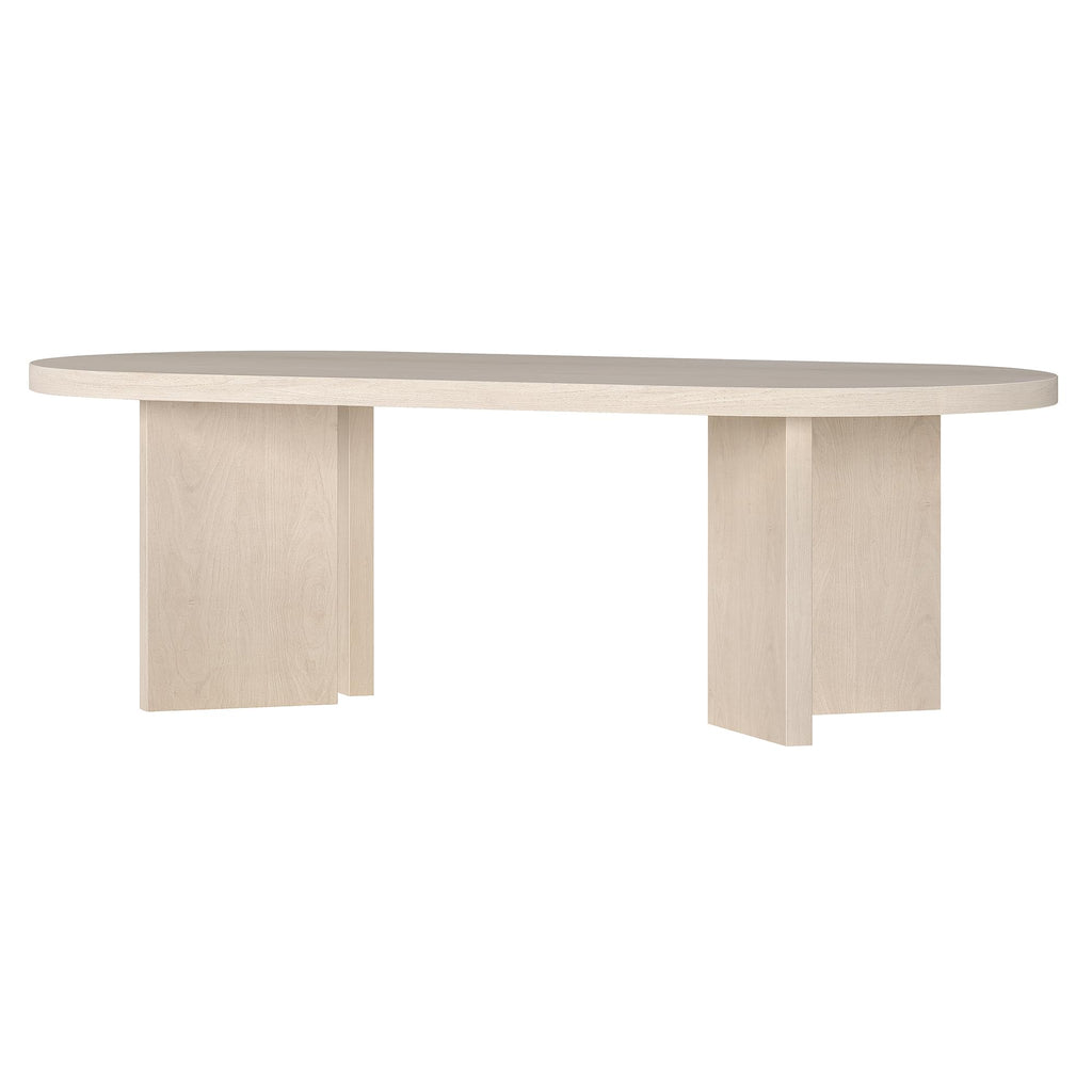 48" Scandinavian Coffee Table, Beech White