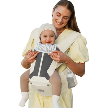 Safety-Certified in-1 Baby Carrier Newborn to Toddler, White