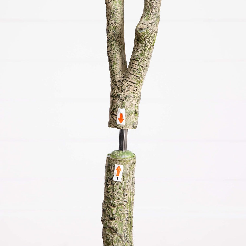 7ft Artificial Maple Tree - Indoor Fake Tree Decor - Lifelike Faux Tree Planter