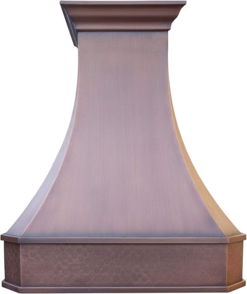 30 Inch Copper Range Hood Insert