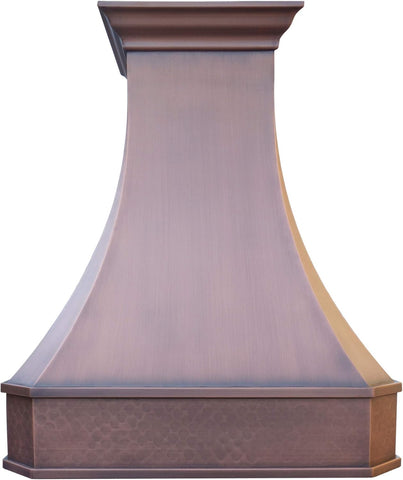 Copper Range Hood Insert