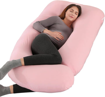 Pregnancy Pillow,57 inches U Shaped Maternity Pillow with Removable Cover Full Body Pillow Support for Back, HIPS