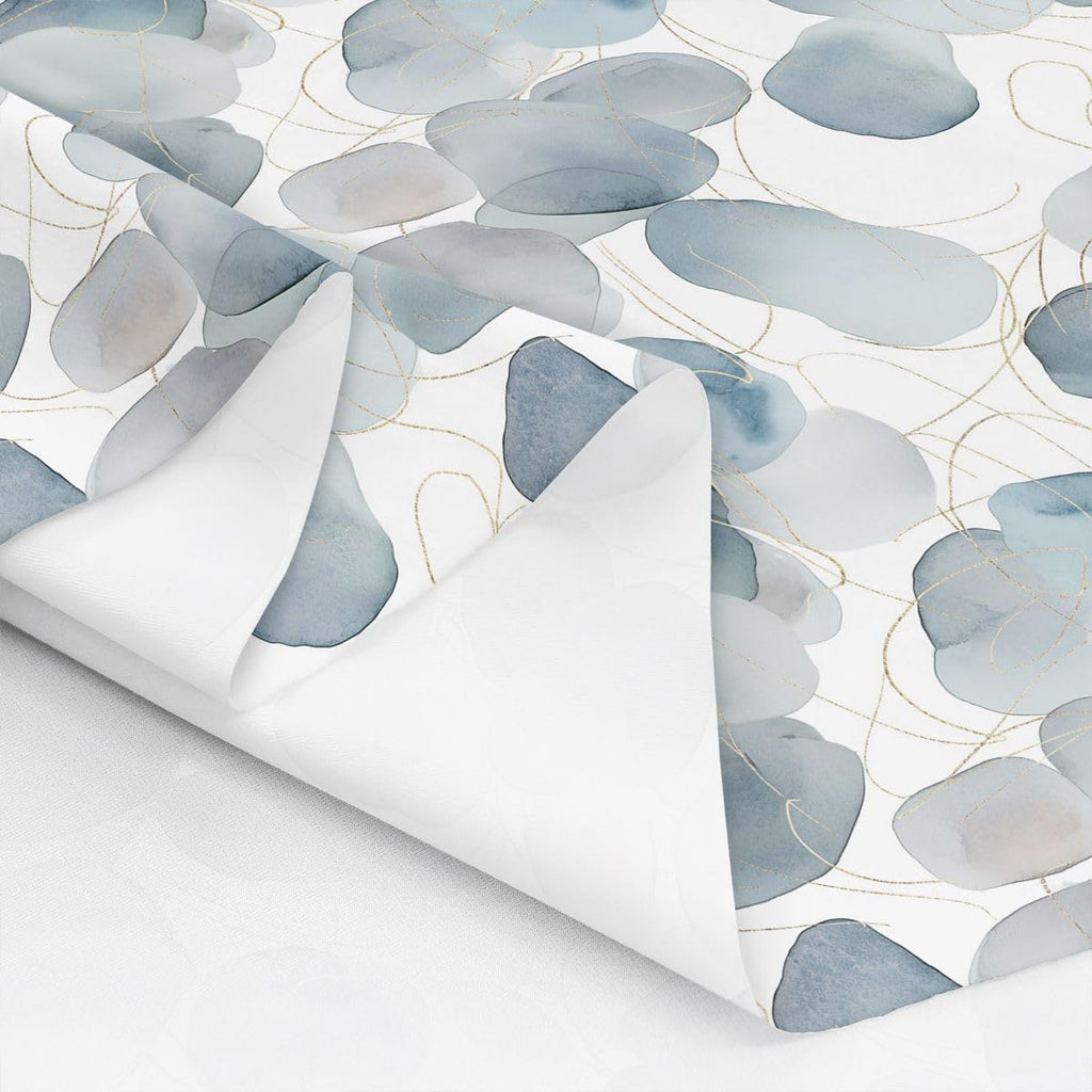 Marble Fabric By The Yard, Geometric Upholstery Fabric, Round Circle