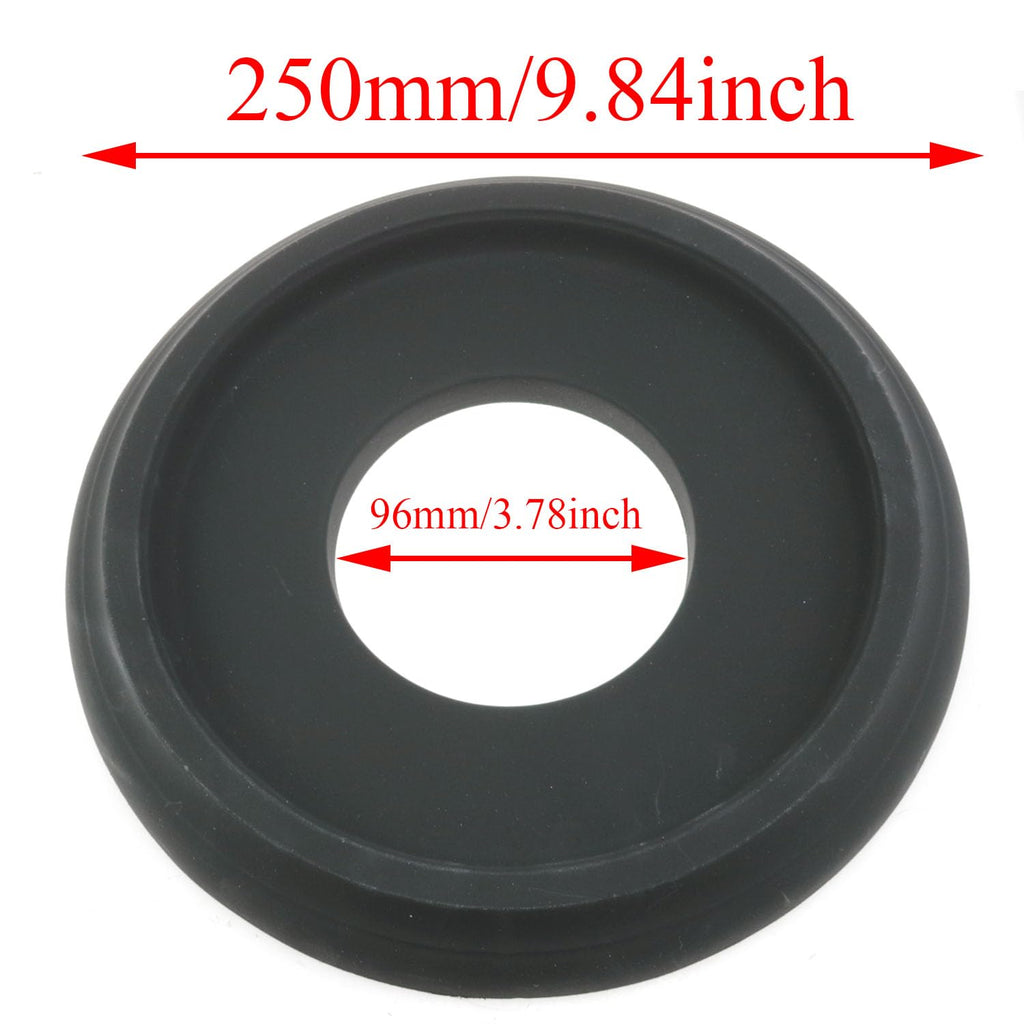 10 Inch Black Ceiling Medallion for Light Fixtures and Fan Trim Ring