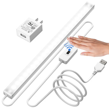 12in Plug in Under Cabinet Light Hand Wave Sensor Kitchen Light