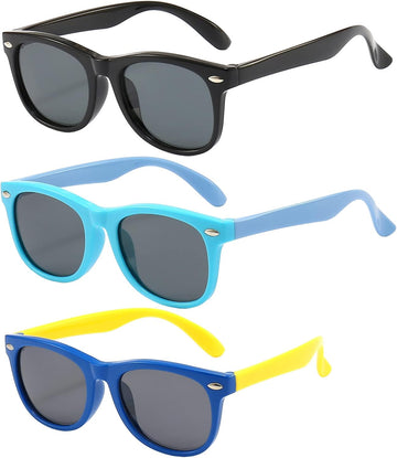 Kids Polarized Sunglasses for Boys Girls, Outdoor Sports