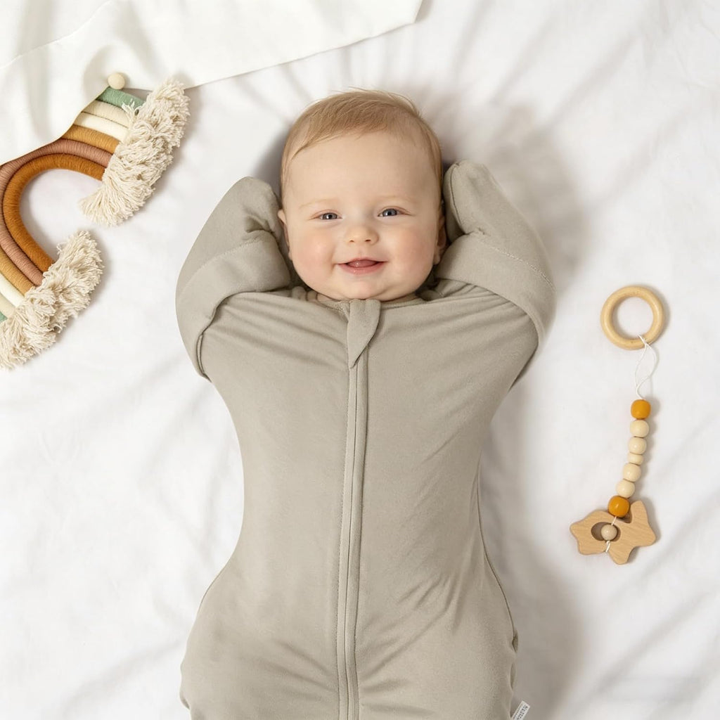 Swaddle Baby Sleep Sack With Arms Up, 2 Pack Baby Swaddle,0.5 TOG