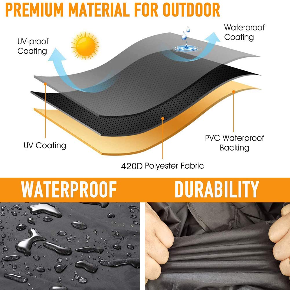 Patio Heater Cover Waterproof, Outdoor Heater Covers-87x21x24in