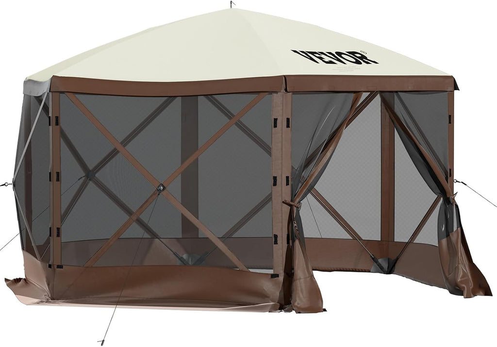 Pop Up Gazebo Screen Tent, Pop-Up Instant Gazebo Tents with Mosquito Netting Outdoor Canopy