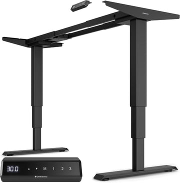 Height Adjustable Standing Desk Frame - Ergonomic Sit Stand Desk Frame, Electric Dual Motors 353 lbs, USB & USB-C