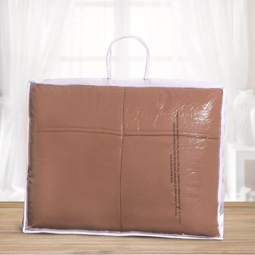 All Season Reversible Down Alternative Comforter, Twin XL, Camel