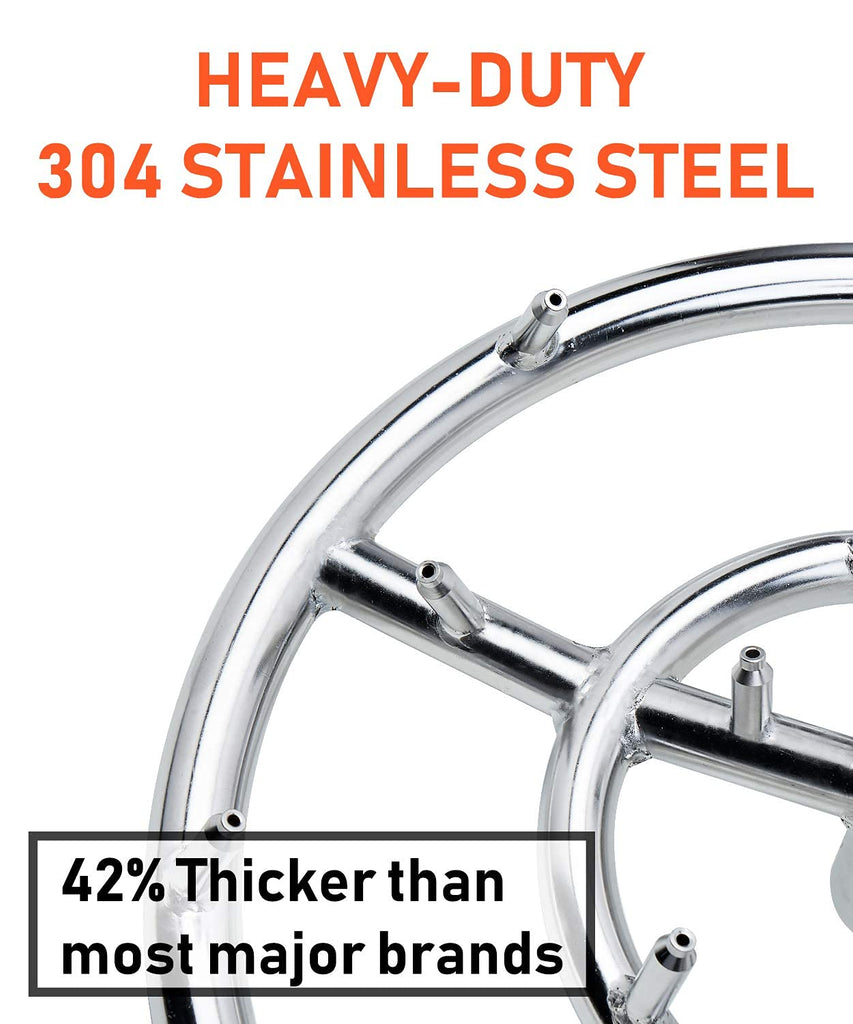 12inch Round Fire Pit Burner Ring, Jet Burner Ring