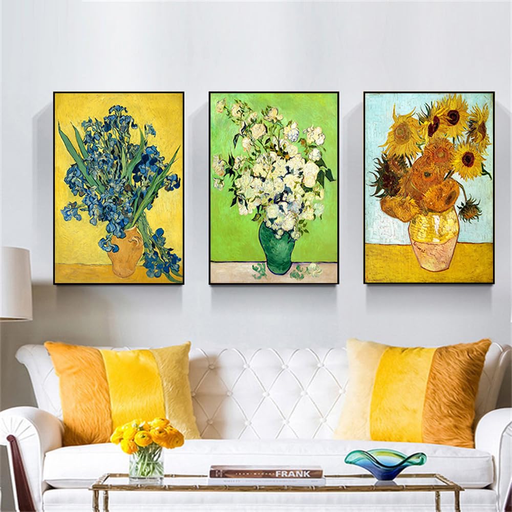 Large Canvas Wall Art Classic Van Gogh Artwork Painting Reproduction Starry Night Canvas Art Picture Photo Prints for
