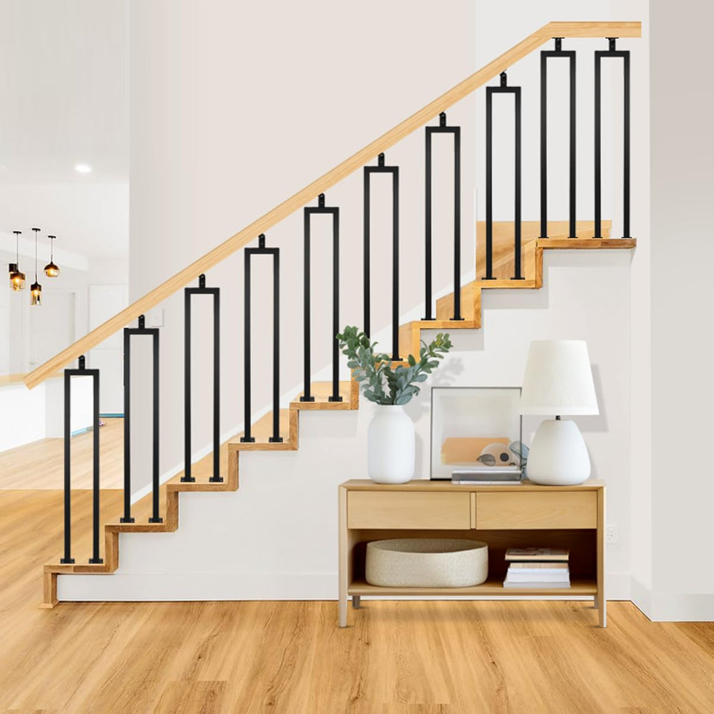 4 Pack U Shape 36" Stair Balusters with Adjustable Top Bracket