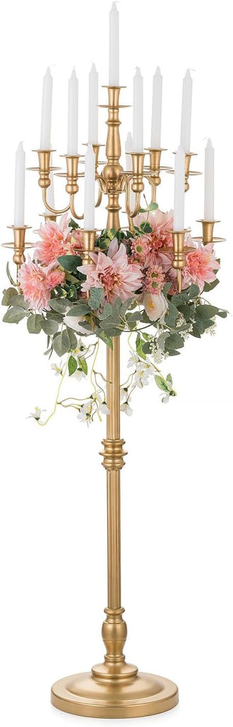 Candelabra Candle Holderches Gold Candle Holders for Candlesticks Wedding Centerpiece Table Decorations