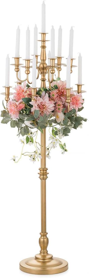 Candelabra Candle Holderches Gold Candle Holders for Candlesticks Wedding Centerpiece Table Decorations