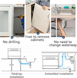 1200W Portable Dishwasher, 110V Compact Dish Washing Machine RV Dishwasher with Large Capacity Air Dry Function 3