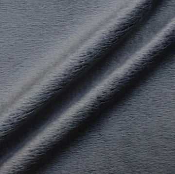 58/60 inch Charcoal Solid Minky Fabric By The Yard