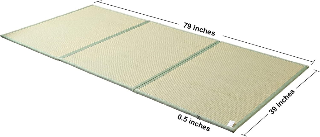 Igusa Rush Grass Floor Tatami Mat, 79" x 39" x 0.5"