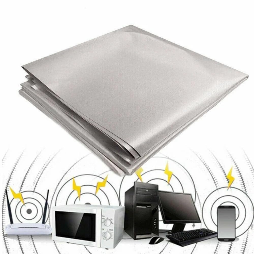 Soft Metallic Copper Fabric Preventing from RFID and Reducing EMF Identity Theft Blocker for Your Wallet Phone or