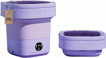 Portable Washing Machine, Mini Washer,20L Upgraded Large Capacity Foldable Washer.Deep Cleaning of Underwear, Baby