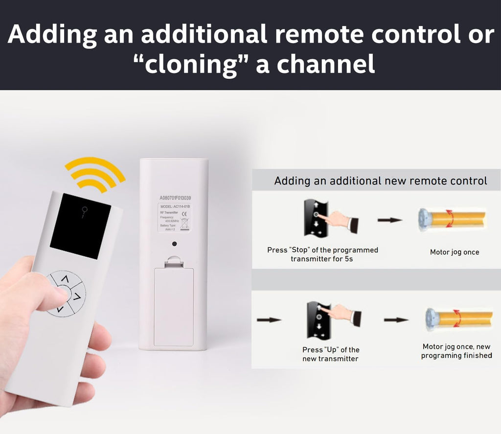1 Channel Blinds Controller for Motorized Roller Shades and Blinds