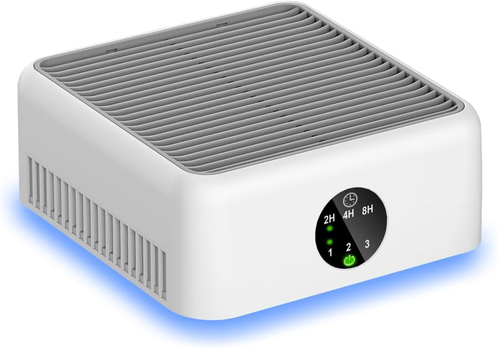 Air Purifiers for Home,True HEPA Small Air Purifier for Dorm Room, Up to 615 Ft²,15dB Quiet,for Smok