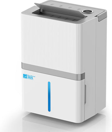 5000 Sq.Ft Dehumidifier for Basement and Home, 75 Pints Dehumidifier with Drain Hose, Smart Humidity Control, 24H