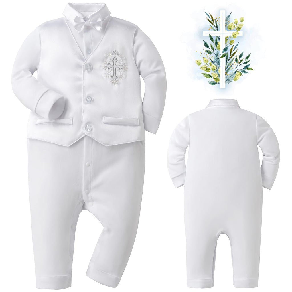 Baptism Outfits for Boys Fall Baby Boy Clothes Rompers
