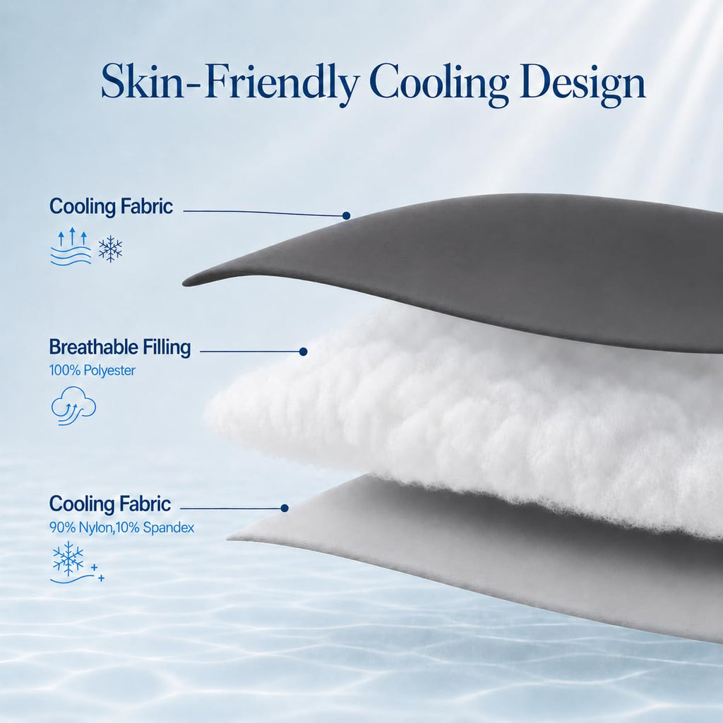 Cooling Comforter Queen Size Cooling Blanket Double-Sided Cool Comforter for Night Sweats Hot Sleepers Lightweight