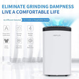 1,500 Sq. Ft Dehumidifier for Basement, 30 Pints Powerful Dehumidifier for Home, Large Rooms, Bedrooms