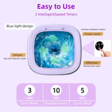 Portable Washing Machine,Mini Washer,16L Upgrade Mini Laundry Machine with Spin Basket,Deep Clean Baby Clothes
