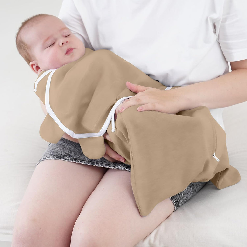 Swaddle for Sleep Sack, Pack Transition Swaddle Arms Up / /Out with Way Zipper 100% Cotton