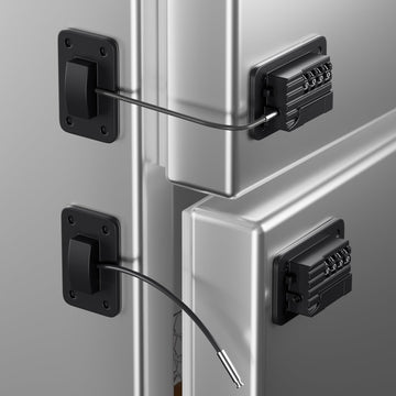 Refrigerator Lock, Heavy Duty Fridge Locks for Kids, Freezer Lock with Combination for Refrigerator Drawer Cabinet