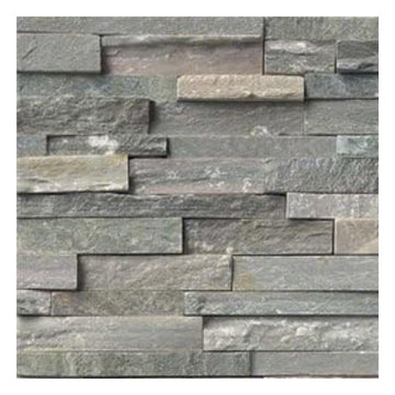 Sierra Blue Slate Split Face Ledger Wall Panel 6 in. x 24 in. Natural Stone Tile for Accent Walls Kitchen Backsplash