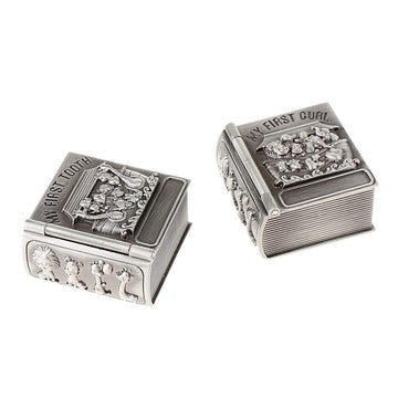 My First Tooth Curl Trinket Box Set Keepsake Baby Shower Birthday Gifts