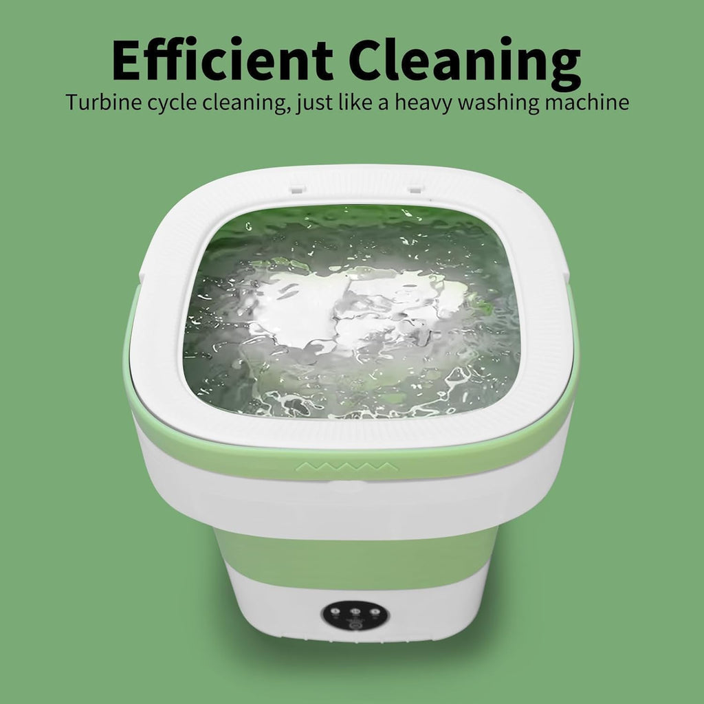 Portable Washing Machine, Mini 16L Foldable Laundry Machine with 3 Modes Deep Cleaning, Upgraded Small Collapsible